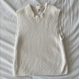 Madewell Kids Ivory Textured Sleeveless Sweater